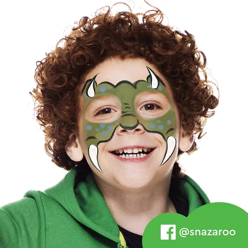 Miniatura 9 de Snazaroo, kit paleta de pintura facial, Multi color, talla única Arco iris