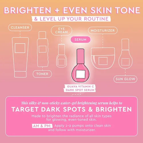 Miniatura 7 de Glow Recipe Suero de vitamina C de tamaño viaje de guayaba – Hidratante, iluminador y vegano coreano cuidado de la piel suero facial para manchas