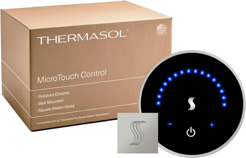Miniatura 11 de Thermasol Kit de controlador MicroTouch y cabezal de vapor, kit de ducha de vapor compatible con generador de ducha de vapor Thermasol, control