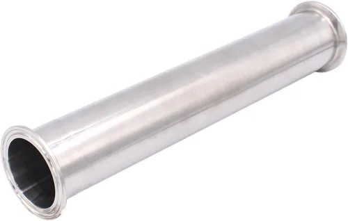 Miniatura 6 de DERNORD Tubo de carrete sanitario con extremos de abrazadera, tubo redondo sin costuras de acero inoxidable 304 con brida de virola de 2 pulgadas