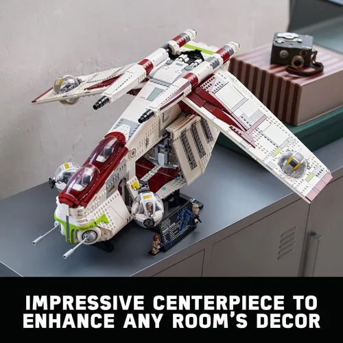 Miniatura 5 de Lego Star Wars Republic Gunship 75309 UCS Kit de modelo de exhibición para adultos para construir, serie de coleccionista definitiva, idea de regalo