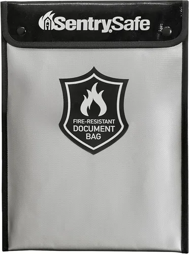 Miniatura 5 de SentrySafe Caja fuerte resistente al fuego e impermeable + SentrySafe Bolsa de documentos resistente al fuego y al agua