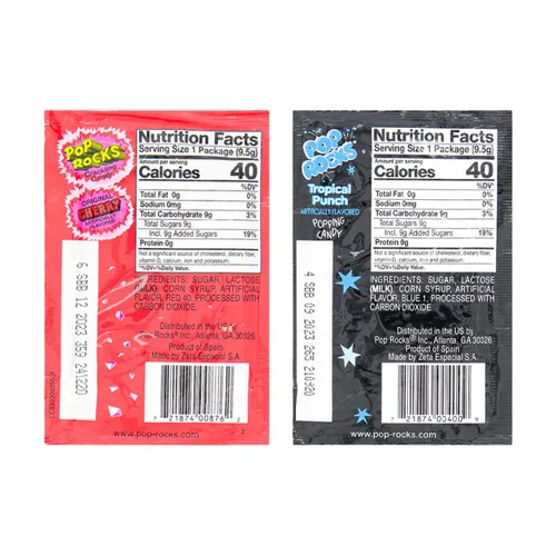 Miniatura 3 de Pop Rocks - Mezcla variada (paquete de 32) – Golosinas de roca crujientes en varios sabores – Confección de estilo retro envuelta individualmente