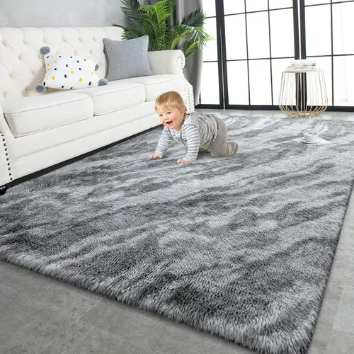 Miniatura 32 de TWINNIS - Alfombras muy suaves de pelo largo para interiores de 3 x 5 pies. Modernas alfombras de áreas de felpa para sala de estar, dormitorio
