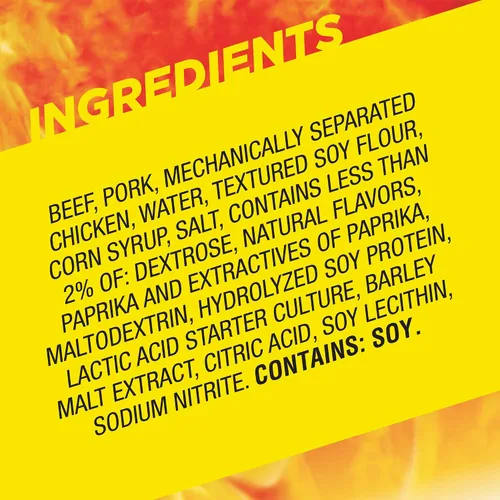 Miniatura 2 de Slim Jim Palitos de carne ahumada, sabor suave, 6g de proteína por porción, tamaño de aperitivo, relleno de calcetines, 0.28 onzas (14 unidades)