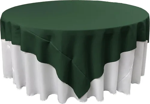 Miniatura 52 de LA Linen. Mantel cuadrado de popelina de poliéster