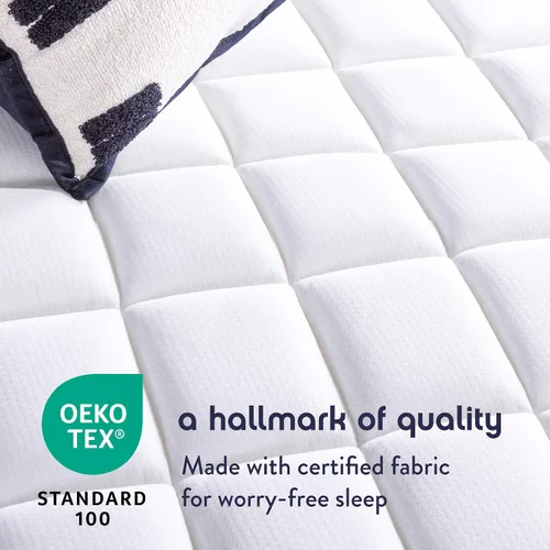 Miniatura 8 de Best Price Mattress Colchón híbrido de 10 pulgadas, superficie firme, espuma de soporte, resortes ensacados, espumas y telas certificadas como