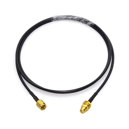 Miniatura 2 de BINGFU Cable de extensión de antena SMA macho a SMA hembra RG174 de 3.3 ft, 3 pies, paquete de 2 unidades compatible con 4G LTE Router Gateway Modem