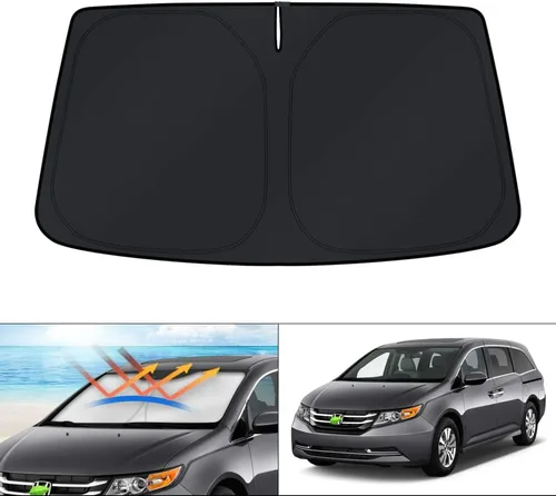 Miniatura 80 de KUST - Parasol plegable para parabrisas para Ford Ranger, accesorios 2019-2025 2026, parasol personalizado para ventana, protector solar plegable