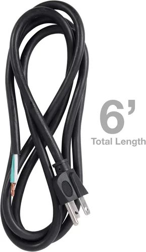 Miniatura 5 de Bergen Industries Inc PS613163 Cable para Electrodomésticos y Herramientas Eléctricas de 3 Hilos, 1.83 m, 16 AWG, 13A/125V CA, 1625W