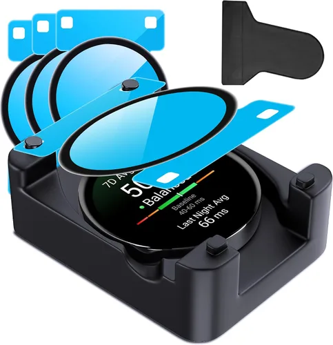 Miniatura 23 de Protector de pantalla compatible con Amazfit Active 2, antiarañazos, cobertura de pantalla completa 3D, compatible con fundas, HD Ultra, paquete de 3