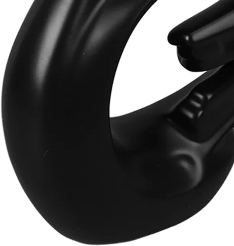 Miniatura 6 de Wnvivi 2 figuras de cisne, escultura de cisne de cerámica en blanco y negro, decoración moderna de cisne para pareja para dormitorio, estante