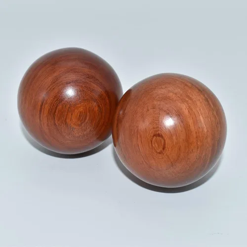Miniatura 5 de Bolas de Baoding de 2 pulgadas para ejercicios de salud chinos, bolas de estrés de palisandro