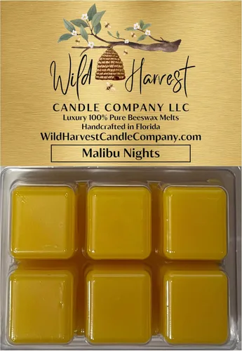 Miniatura 21 de Primera Respiración del Otoño Perfumado, 1 Paquete de Cera de Abejas Pura Derretida para Calentadores, Wild Harvest Candle Company, Tartas Cúbicas