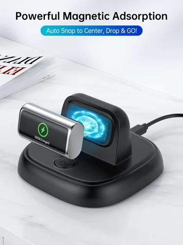 Miniatura 2 de LVFAN para Fitbit Charge 6/Charge 5/Luxe Charger, accesorios de repuesto de cable de carga con botón de reinicio y estación de carga rápida