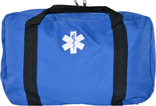 Compacto resistente azul marino EMS/EMT emergencia médica paramédico rescate suministros paquete de equipo trauma equipo de primeros auxilios llevar