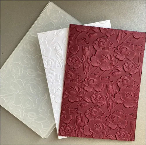 Qoiseys Carpetas de plástico de calabaza y ciervos de Halloween para hacer tarjetas, plantilla de estampado en relieve, plantilla de papel para