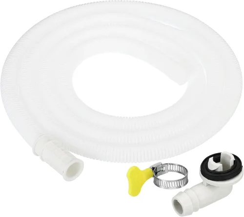 Miniatura 9 de PATIKIL Kit de drenaje de aire acondicionado de 3.3 pies, conector de drenaje universal, manguera de drenaje de CA con abrazadera para grifo