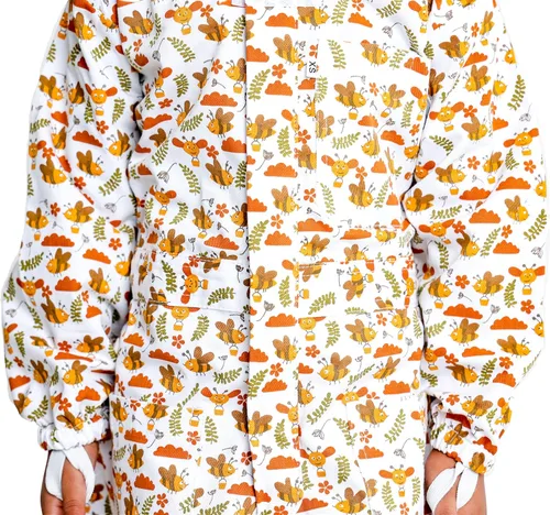 Miniatura 8 de Traje de abeja de cuerpo completo para niños. sarga de algodón suave para la piel de los niños toba a las picaduras de abeja con velo Chaqueta sin