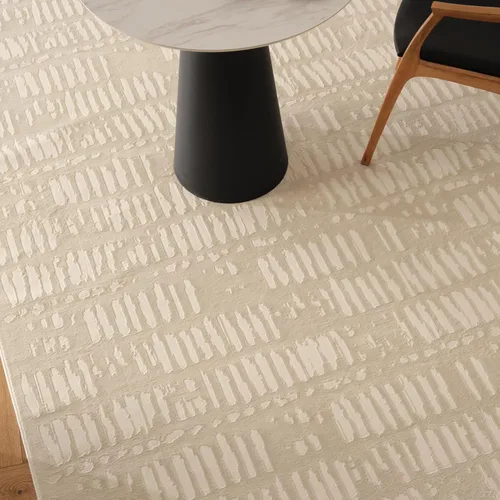 Revival Rugs Alfombra Shell de 4 x 6 pies para cocina, dormitorio, comedor, lavable, 100% reciclada, certificado Oeko-TEX, moderna, pelo mediano,