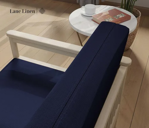 Miniatura 6 de LANE LINEN Fundas para futón de tamaño completo, fundas elásticas 100% algodón, funda de colchón de tamaño completo para sofá cama de futón, funda