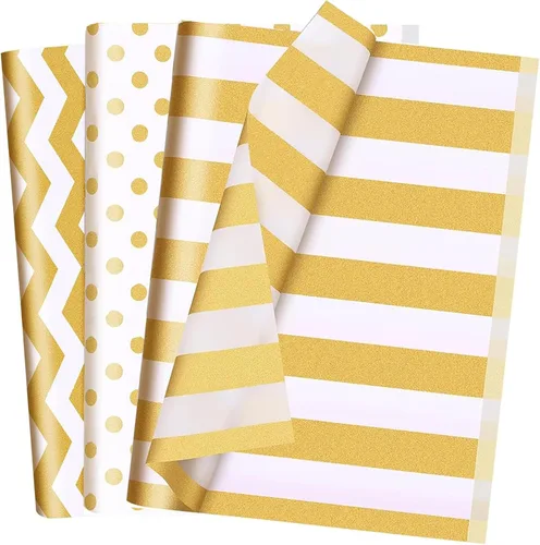 Miniatura 10 de 30 hojas de papel de seda naranja para embalaje, bolsas de regalo, decoración, papel de regalo a granel para bodas, cumpleaños, proyectos DIY