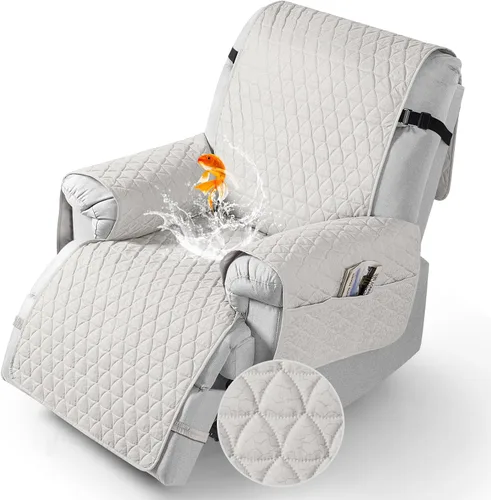 Miniatura 11 de TAOCOCO Funda para Sillón Reclinable 100% Impermeable - Funda para Sillón Reclinable con Gránulos Antideslizantes, Fundas para Sillas Reclinables