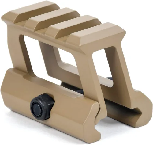 Miniatura 4 de AT3 Tactical PRO-Mount Montura elevadora de punto rojo -.83 o 1 pulgada de altura - para mira de punto rojo RD-50 y miras reflex Picatinny