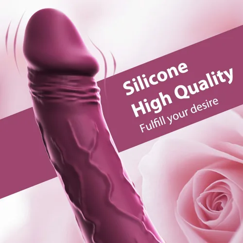 Miniatura 4 de Vibrador realista de 7.6 pulgadas para mujeres, 10 potentes modos de vibración para estimulación del clítoris y punto G, juguetes sexuales