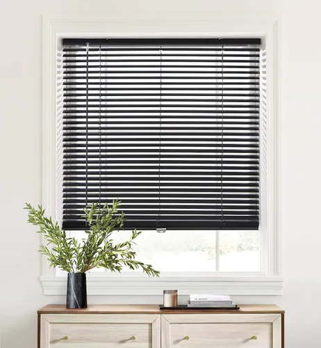 Miniatura 12 de LazBlinds Mini Persianas de Aluminio de 1", Sin Herramientas-Sin Taladro, Persianas Sin Cordón para Ventanas Interiores, Persianas Horizontales