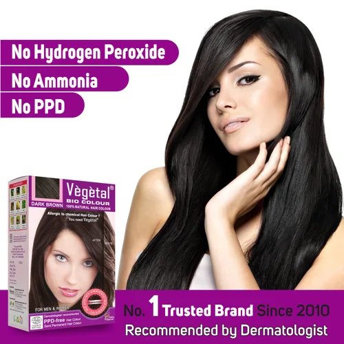 Miniatura 3 de Vegetal Bio Colour - Tinte semipermanente para hombres y mujeres, 100 % herbario y orgánico, sin amoníaco, sin PPD, tinte semipermanente