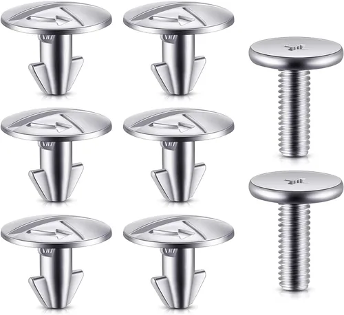 Pack-8 Tornillos de pasador de cubierta inferior del motor, compatibles con Honda Civic, Accord y CRV 90674-TY2-A01, tornillos de tornillo de
