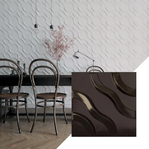 Miniatura 12 de Ekena Millwork WP12X12LAWH 11 7/8 pulgadas de ancho x 11 7/8 pulgadas de alto Lane EnduraWall Decorativo 3D Panel de pared cubre 0.98 pies cuadrados