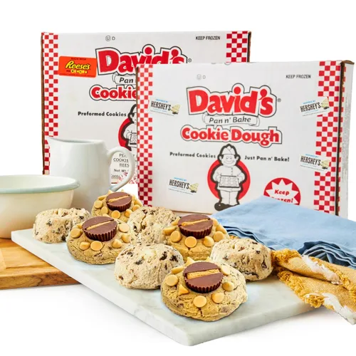 Miniatura 24 de David's Cookies - Masa congelada de galletas con trozos de chocolate y avena con pasas, premoldeada, 96