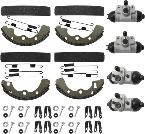 M MATI Cilindro de rueda Zapata de freno delantera trasera todo para Kawasaki Mule 3000 3010 3020 4000 4010 KAF620 KAF950 Diesel 2001-2021