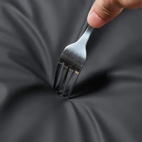 Miniatura 2 de VWELL Delantal impermeable de goma de vinilo, 41.5 pulgadas, resistente a productos químicos, para lavavajillas, trabajo de laboratorio, carnicería