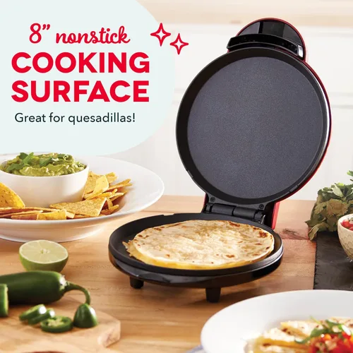 Miniatura 2 de DASH 8" Plancha eléctrica redonda Express para panqueques, galletas, hamburguesas, quesadillas, huevos y otros desayunos, almuerzos y refrigerios