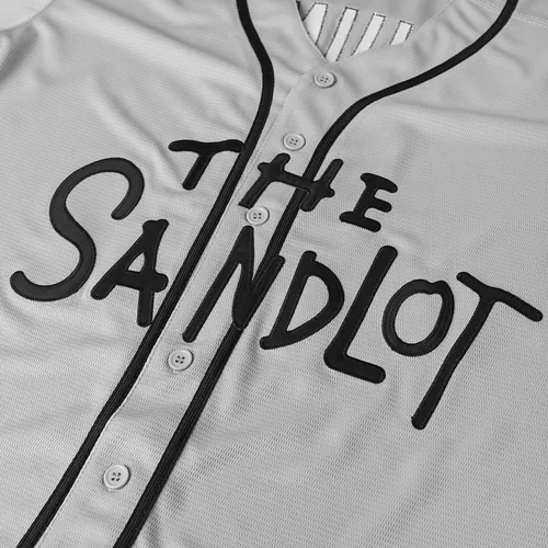 Miniatura 4 de The Sandlot Benny The Jet Rodriguez Michael Squints Palledorous Alan Yeah-Yeah McClennan Bel Air Jersey de Béisbol con Impresión 3D 11-gris