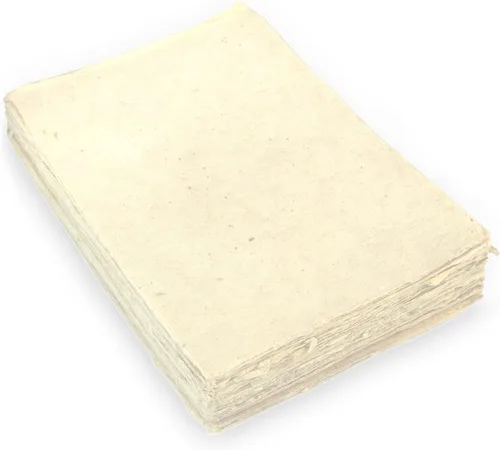 Miniatura 6 de Cartulina Lokta hecha a mano, papel de 5 x 7 pulgadas con borde de cubierta, papel lokta sin árboles para papelería vintage, impresión e