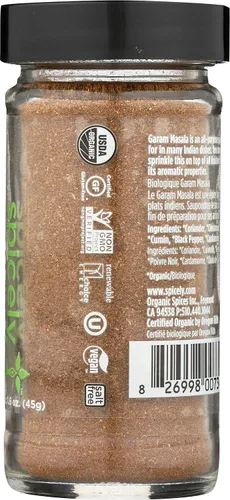 Miniatura 3 de SPICELY Condimento orgánico en tarro Garam Masala, 1.6 oz
