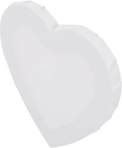 Miniatura 3 de Wakauto Pintura blanca Juego de pintura blanca Juego de pintura lienzo en forma de corazón Dibujo en blanco Tableros de lienzo estirado