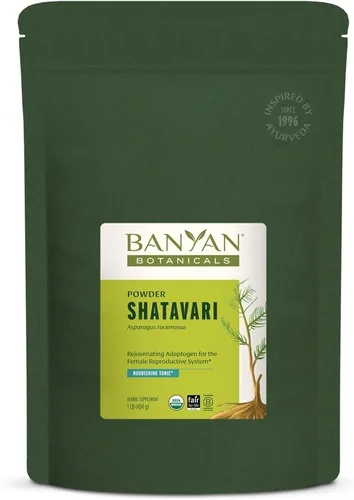 Miniatura 8 de Banyan Botanicals polvo de Asparagus racemosus, orgánico USDA, Asparagus racemosus, rejuvenecedor para Vata y Pitta, promueve la vitalidad
