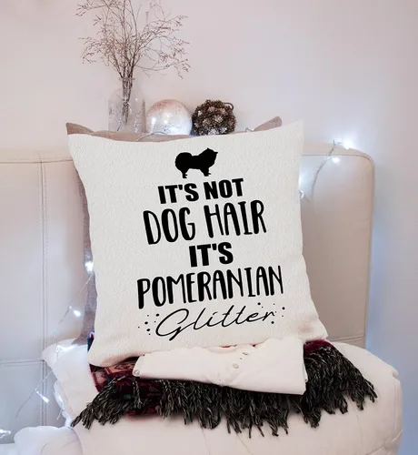 Miniatura 3 de Nogrit Pomeranian Gifts - Funda de almohada de 18 x 18 pulgadas, regalo para amantes de los perros, mamá, papá, para mujeres y hombres, no es pelo