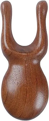 OULIGET Herramientas de masaje Gua Sha de madera natural antiestática, herramienta Gua Sha facial de madera para ojos, herramienta de masaje manual