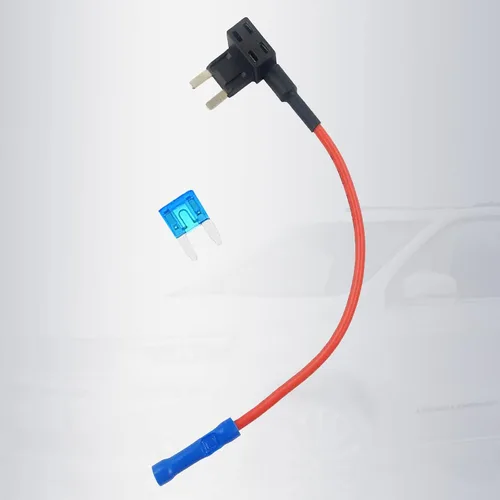 Miniatura 5 de 5 unids 12V Adaptador de grifo de fusible para automóvil de 12 V, mini ATM APM, portafusibles de hoja para automóvil y motocicleta (negro)