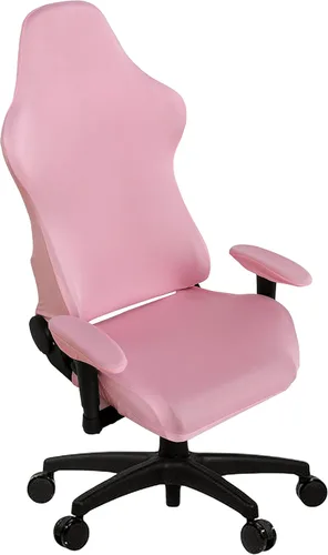 Miniatura 14 de SARAFLORA - Fundas elásticas para silla de computadora para sillón, silla giratoria, silla de juego, silla de computadora (negro, extragrande)
