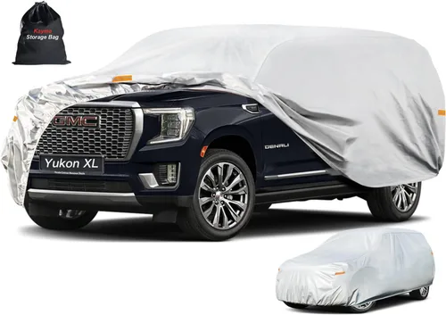 Miniatura 44 de Kayme - Cubierta completa impermeable de 6 capas para automóvil, apta para todo clima, protección para exteriores contra lluvia, rayos ultravioleta
