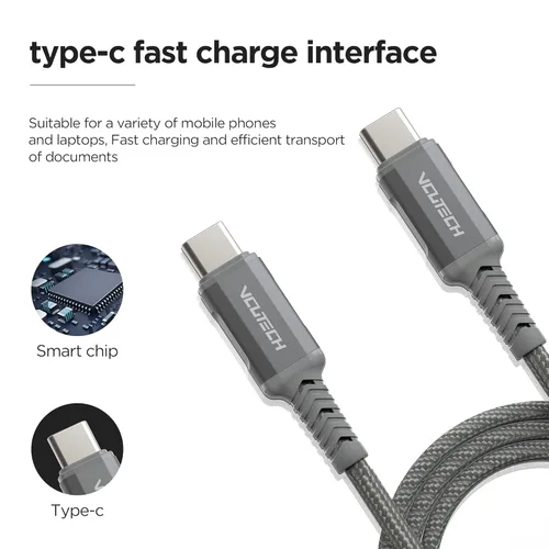 Miniatura 3 de VCUTECH Cable USB C tipo C a USB C de 1.1 pies/13.8 in para DJI Mini 3 Pro/Mini 2/Air 2/Air 2S/Mavic Air 2 Control remoto Zhiyun Gimbal Cable