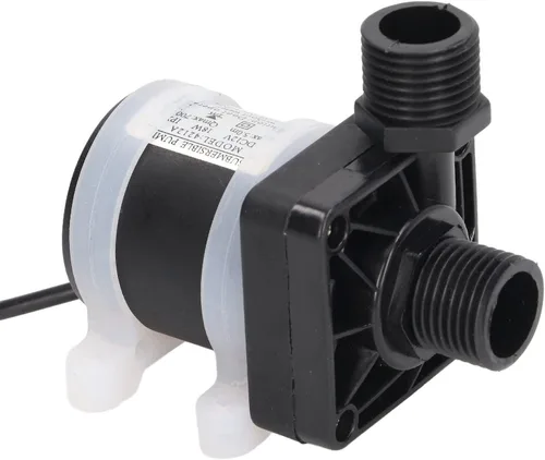 Bomba sumergible pequeña DC12V 20W 800Lh Motor sin escobillas Abs Material Ahorro de energía silencioso, adecuado para peces de acuario, fuente de