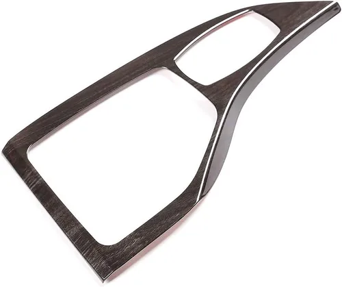 Miniatura 6 de YIWANG Cubierta de panel de decoración de palanca de cambios de consola central de ABS cromada para BMW X1 E84 2013-2015 Accesorios para automóvil